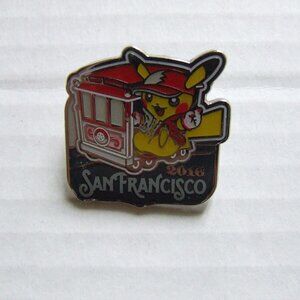 Pikachu pin badge 2016 San Francisco World Pokemon Championship souvenir anime